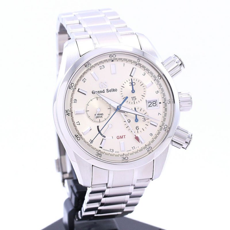 【中古】GRAND SEIKO SPORTS COLLECTION SPRING DRIVE CHRONOGRAPH グランドセイコー スポーツコレクション スプリングドライブ クロノグラフ SBGC201 (9R86-0AA0)