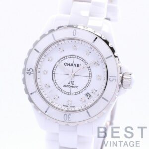 【中古】CHANEL J12 WHITE CERAMIC AUTOMATIC 38MM シャネル J12 ホワイトセラミック オートマティック 38MM H1629