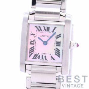【中古】CARTIER TANK FRANCAISE WATCH SMALL MODEL カルティエ タンク フランセーズ ウォッチ SM / タンクフランセーズSM W51028Q3