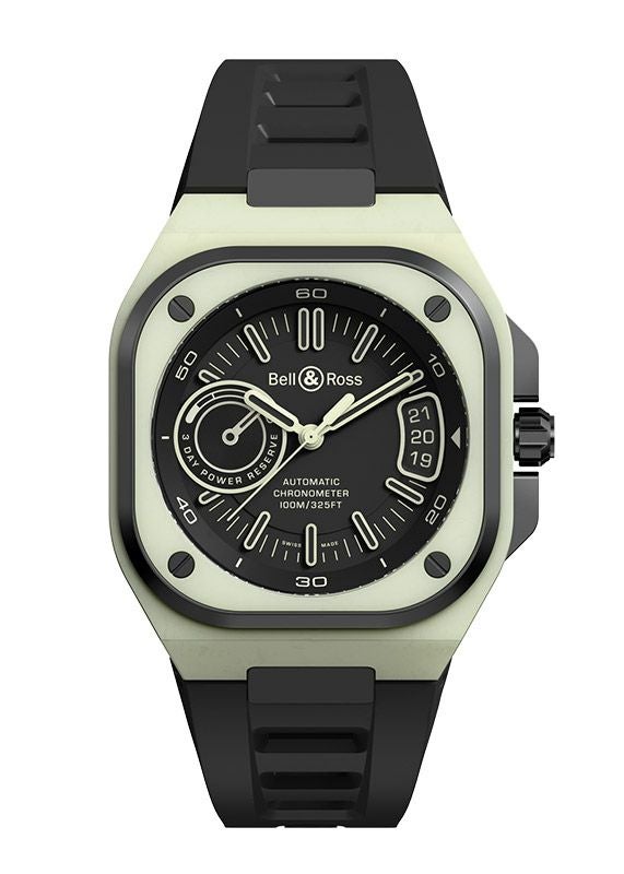 Bell & Ross BR-X5 GREEN LUM ベル&ロス BR-X5 グリーン ラム BRX5R-LUM-TC/SRB