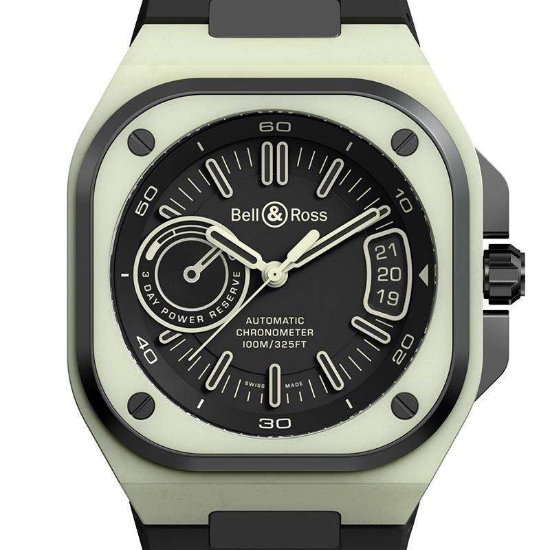 Bell & Ross BR-X5 GREEN LUM ベル&ロス BR-X5 グリーン ラム BRX5R-LUM-TC/SRB