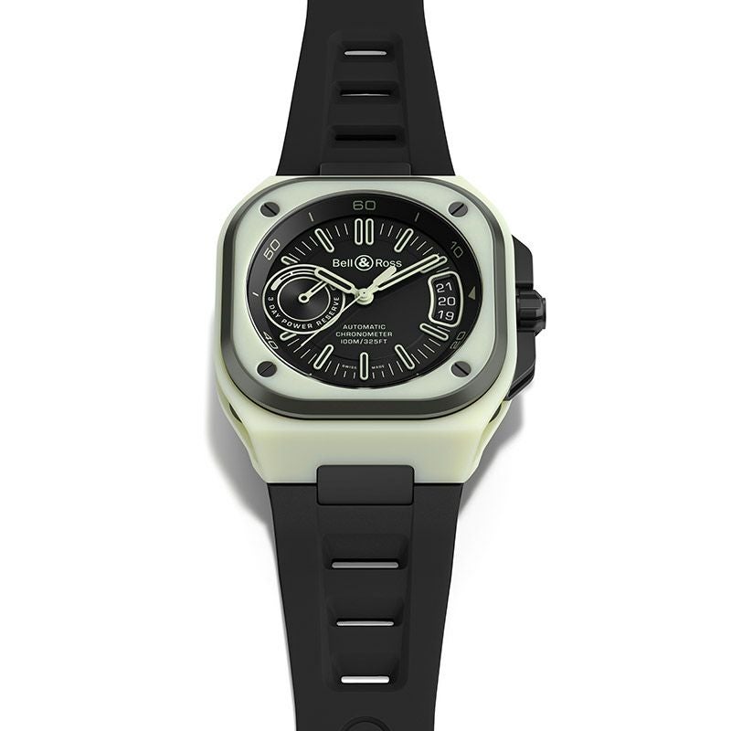 Bell & Ross BR-X5 GREEN LUM ベル&ロス BR-X5 グリーン ラム BRX5R-LUM-TC/SRB