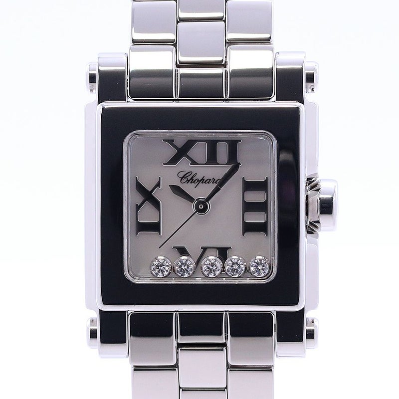 【中古】CHOPARD HAPPY SPORT SQUARE SMALL ショパール ハッピースポーツ スクエア スモール 278516-3006
