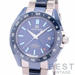 【中古】GRAND SEIKO MECHANICAL HIGH-BEAT GMT CALIBER 9S 20TH ANNIVERSARY LIMITED グランドセイコー メカニカルハイビート36000 GMT キャリバー9S 20周年記念350本限定 SBGJ229 (9S86-00H0)