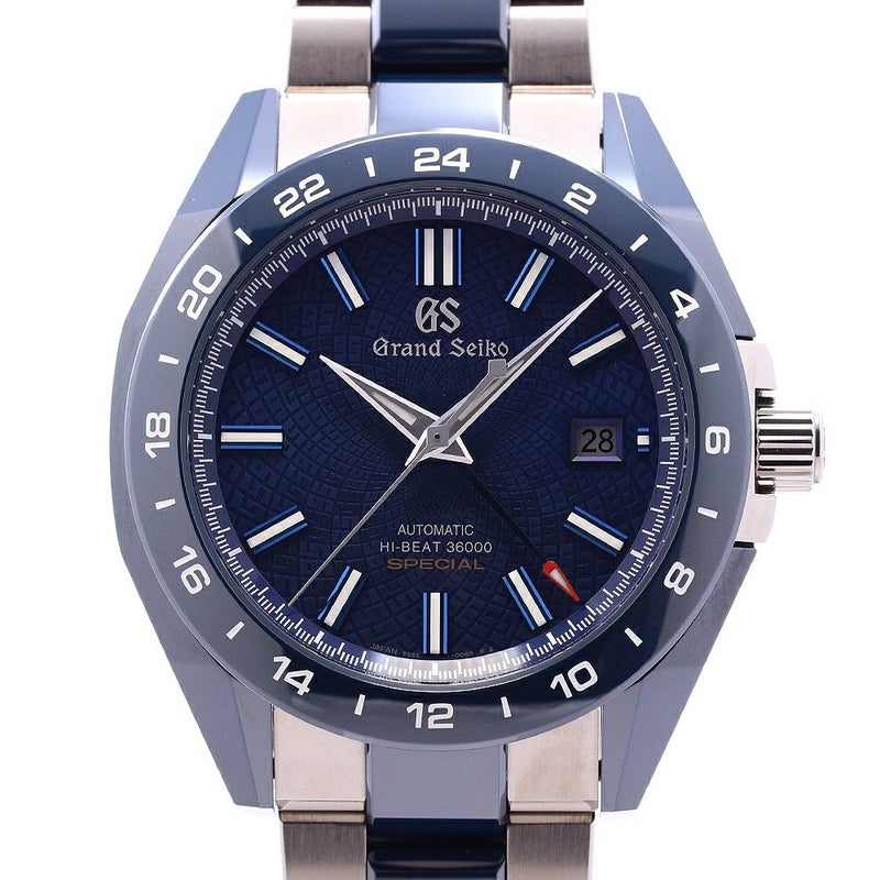 【中古】GRAND SEIKO MECHANICAL HIGH-BEAT GMT CALIBER 9S 20TH ANNIVERSARY LIMITED グランドセイコー メカニカルハイビート36000 GMT キャリバー9S 20周年記念350本限定 SBGJ229 (9S86-00H0)