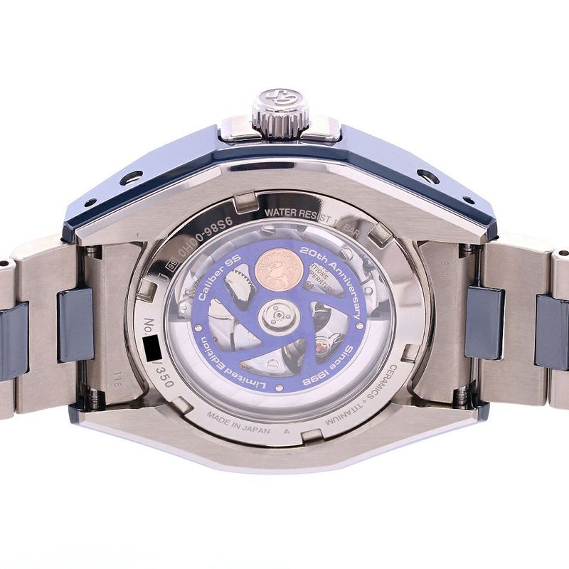 【中古】GRAND SEIKO MECHANICAL HIGH-BEAT GMT CALIBER 9S 20TH ANNIVERSARY LIMITED グランドセイコー メカニカルハイビート36000 GMT キャリバー9S 20周年記念350本限定 SBGJ229 (9S86-00H0)