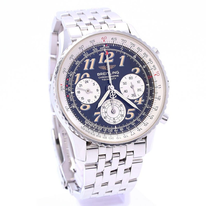 【中古】BREITLING NAVITIMER TWIN-SIXTY II ブライトリング ナビタイマー ツインシックスティII A39022.1 (A3902212)