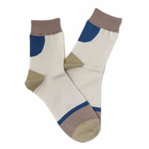 Sarahbel Socks Half circle Ivory サラベル ソックス ハーフ サイクル アイボリー SAB-socks-half-circle-ivory