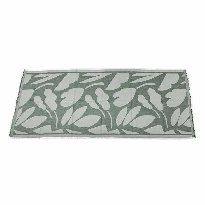 Sarahbel cotton stole Leaves Green サラベル コットンストール リーヴス グリーン SAB-cot-stole-leaves-green