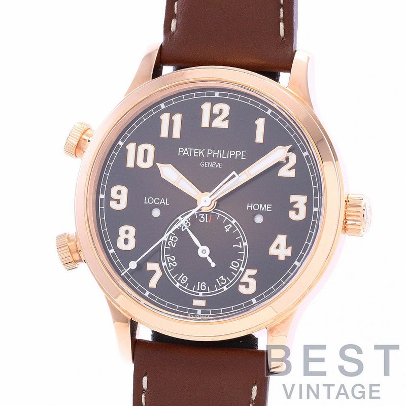 【中古】PATEK PHILIPPE COMPLICATION CALATRAVA PILOT TRAVEL TIME パテック・フィリップ コンプリケーション カラトラバ・パイロット・トラベルタイム 5524R-001