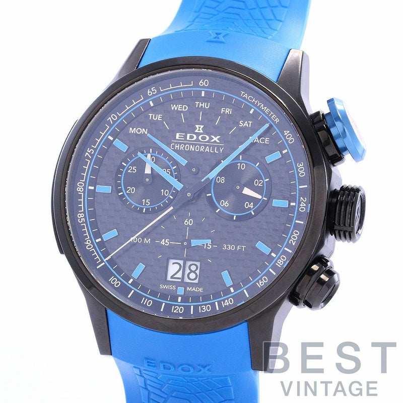 【中古】EDOX CHRONORALLY 1 CHRONOGRAPH SAUBER F1 TEAM エドックス クロノラリー リミテッドエディション ザウバーF1チーム 38001-TINN1-NIBU1