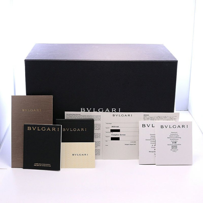 【中古】BVLGARI OCTO ALL BLACKS ブルガリ オクト オールブラックス BG041BSBLD/AB