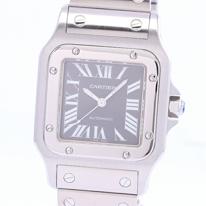 【中古】CARTIER SANTOS GALBEE LARGE MODEL ASIA LIMITED EDITION カルティエ サントスガルベLM アジア限定モデル W20067D6