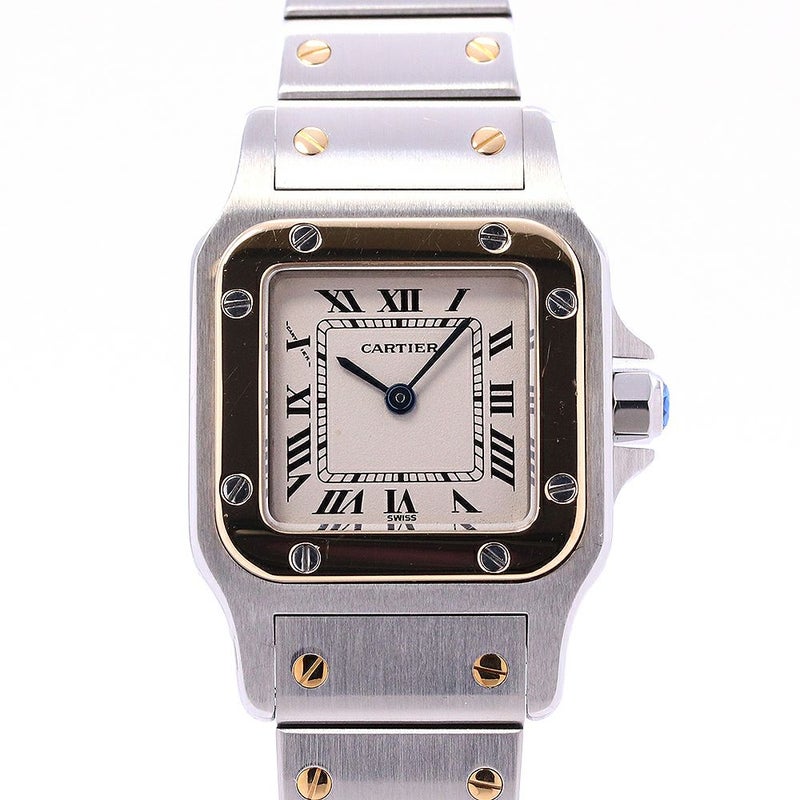 【中古】CARTIER SANTOS GALBEE SMALL MODEL カルティエ サントスガルベSM W20012C4
