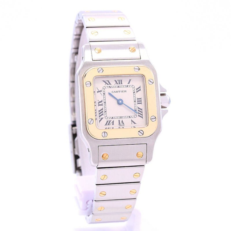 【中古】CARTIER SANTOS GALBEE SMALL MODEL カルティエ サントスガルベSM W20012C4