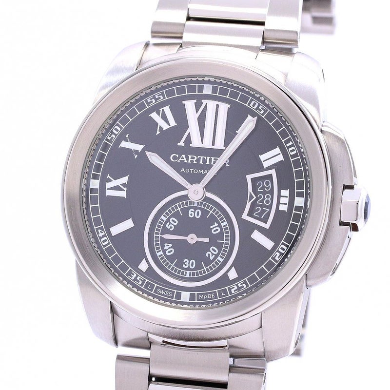 【中古】CARTIER CALIBRE DE CARTIER WATCH LARGE MODEL カルティエ カリブル ドゥ カルティエ ウォッチ LM W7100016