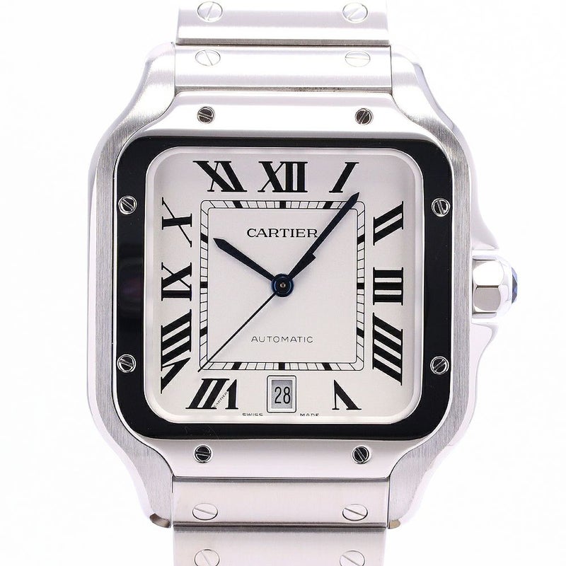 【中古】CARTIER SANTOS DE CARTIER WATCH LARGE MODEL カルティエ サントス ドゥ カルティエ ウォッチ LM WSSA0018
