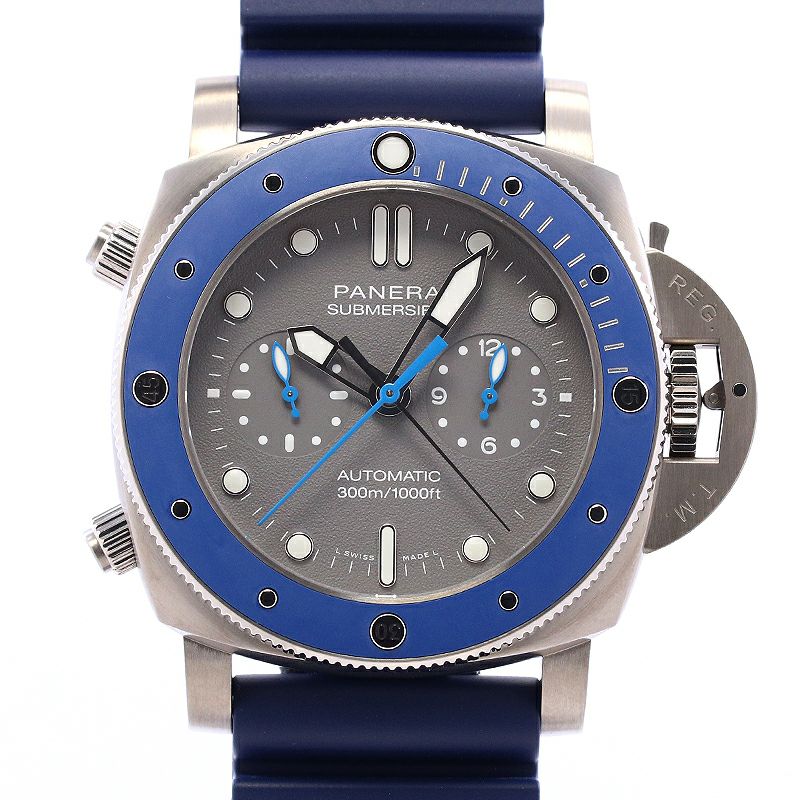 【中古】OFFICINE PANERAI SUBMERSIBLE CHRONO GUILLAUME NERY EDITION オフィチーネ・パネライ サブマーシブル クロノ ギヨーム・ネリー エディション 世界800本限定 PAM00982