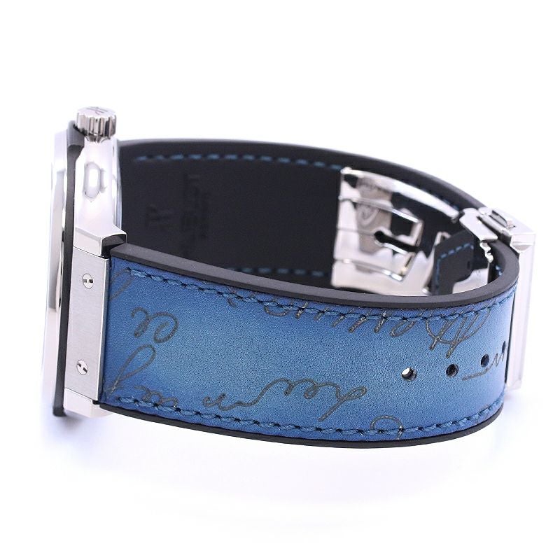 【中古】HUBLOT CLASSIC FUSION BERLUTI SCRITTO OCEAN BLUE LIMITED ウブロ クラシックフュージョン ベルルッティ スクリットオーシャンブルー 500本限定 511.NX.050B.VR.BER16