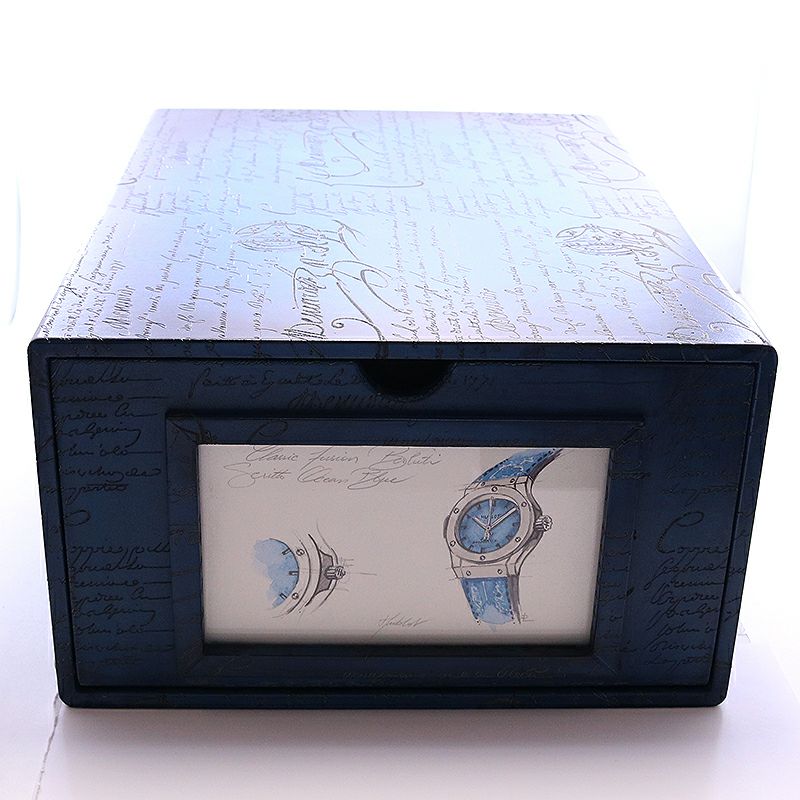 【中古】HUBLOT CLASSIC FUSION BERLUTI SCRITTO OCEAN BLUE LIMITED ウブロ クラシックフュージョン ベルルッティ スクリットオーシャンブルー 500本限定 511.NX.050B.VR.BER16