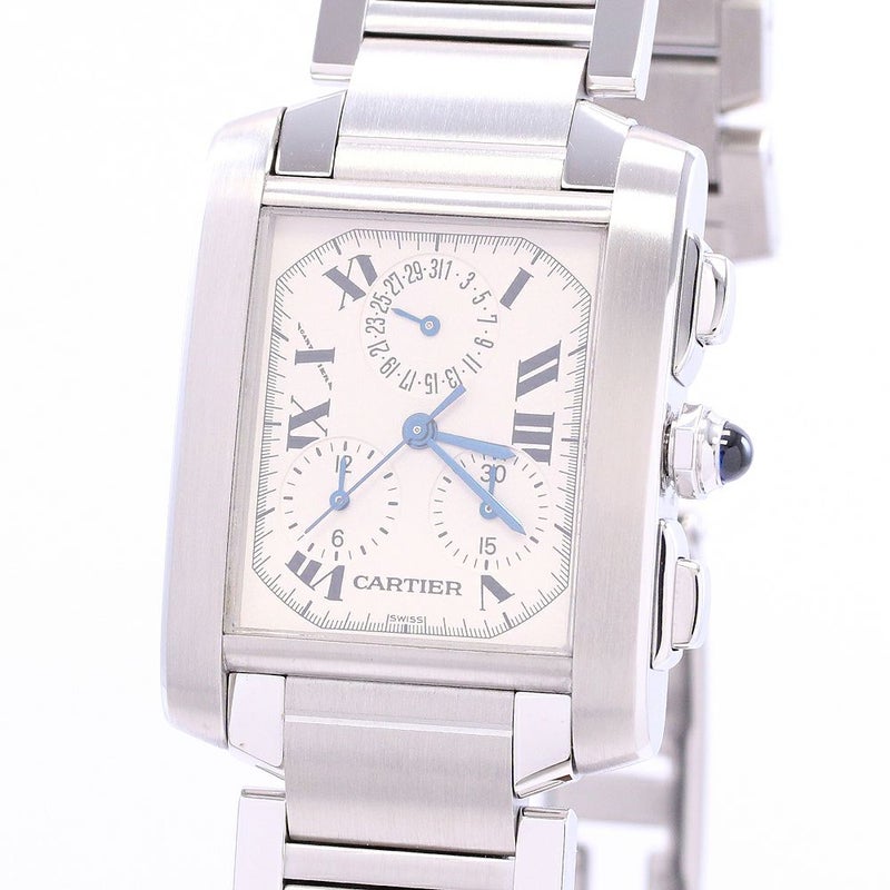 【中古】CARTIER TANK FRANCAISE EXTRA-LARGE MODEL CHRONO REFLEX カルティエ タンク フランセーズ ウォッチ XL クロノリフレックス / タンクフランセーズXL クロノリフレックス W51001Q3