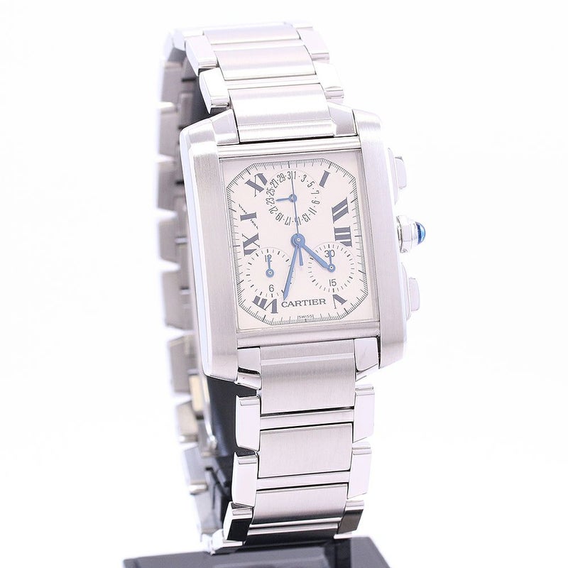 【中古】CARTIER TANK FRANCAISE EXTRA-LARGE MODEL CHRONO REFLEX カルティエ タンク フランセーズ ウォッチ XL クロノリフレックス / タンクフランセーズXL クロノリフレックス W51001Q3