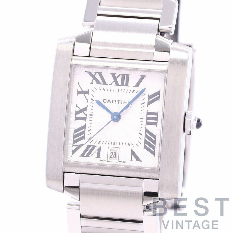 【中古】CARTIER TANK FRANCAISE WATCH LARGE MODEL カルティエ タンク フランセーズ ウォッチ LM W51002Q3