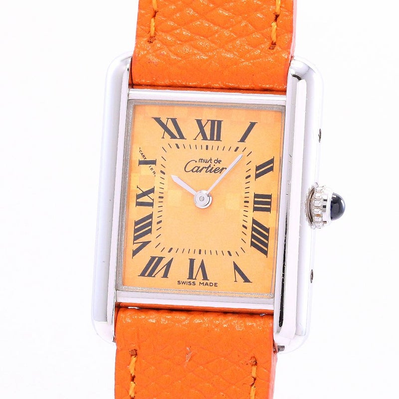 【中古】CARTIER MUST TANK SM 2003 CHRISTMAS LIMITED カルティエ マストタンクSM 2003年クリスマス限定 W1017654