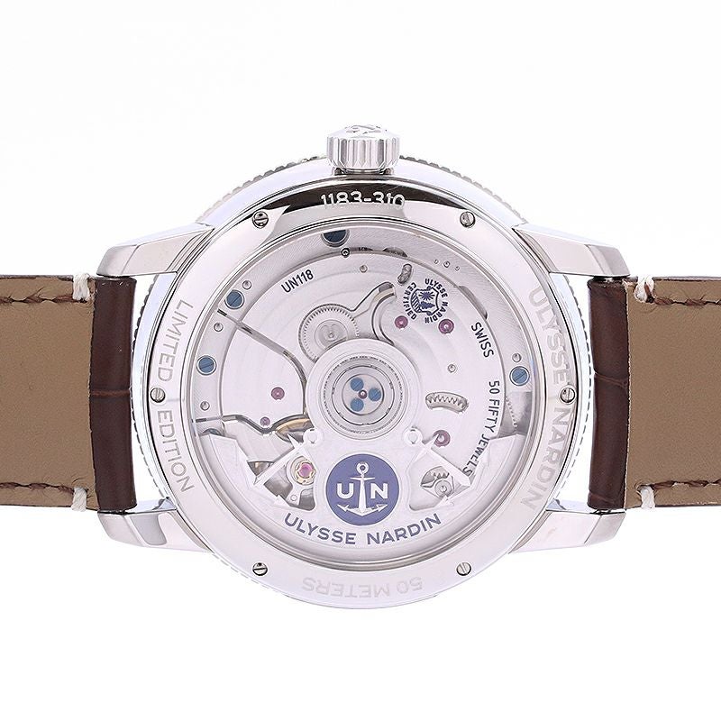 【中古】ULYSSE NARDIN MARINE TORPILLEUR PANDA 42MM ユリス・ナルダン マリーン トルピユール パンダ 42MM 1183-310LE-0A-175/1A