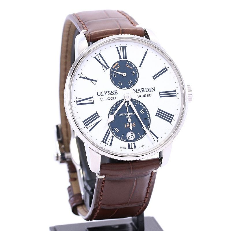 【中古】ULYSSE NARDIN MARINE TORPILLEUR PANDA 42MM ユリス・ナルダン マリーン トルピユール パンダ 42MM 1183-310LE-0A-175/1A