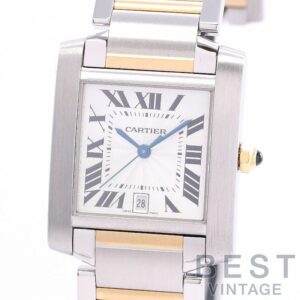 【中古】CARTIER TANK FRANCAISE WATCH LARGE MODEL カルティエ タンク フランセーズ ウォッチ LM / タンクフランセーズLM W51005Q4