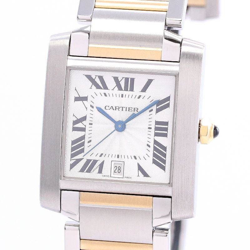 【中古】CARTIER TANK FRANCAISE WATCH LARGE MODEL カルティエ タンク フランセーズ ウォッチ LM / タンクフランセーズLM W51005Q4
