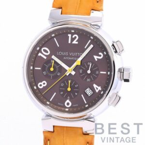 【中古】LOUIS VUITTON TAMBOUR CHRONOGRAPH ルイ・ヴィトン タンブール クロノグラフ Q11211