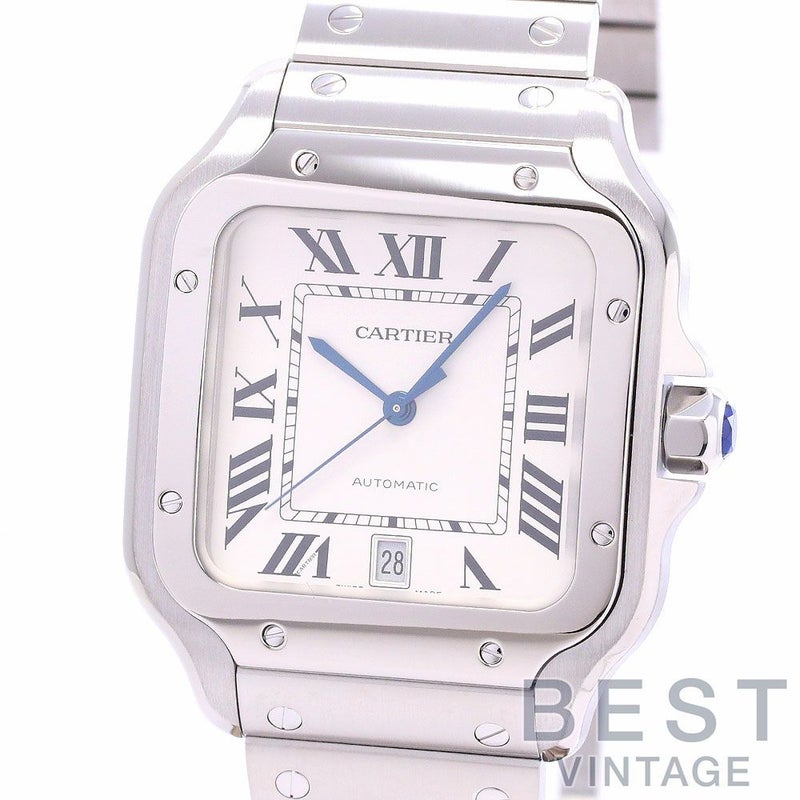 【中古】CARTIER SANTOS DE CARTIER WATCH LARGE MODEL カルティエ サントス ドゥ カルティエ ウォッチ LM WSSA0018