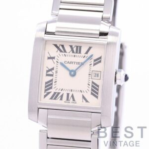 【中古】CARTIER TANK FRANCAISE MEDIUM MODEL カルティエ タンク フランセーズ ウォッチ MM W51011Q3