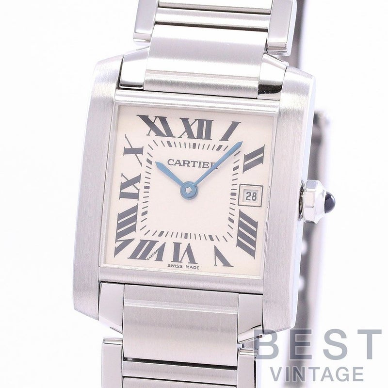 【中古】CARTIER TANK FRANCAISE MEDIUM MODEL カルティエ タンク フランセーズ ウォッチ MM W51011Q3
