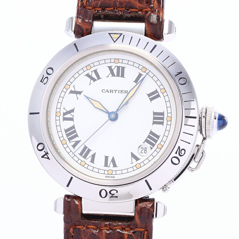 【中古】CARTIER PASHA DE CARTIER PLONGEUR 38MM カルティエ パシャ ドゥ カルティエ プロンジャー 38MM W31005H3