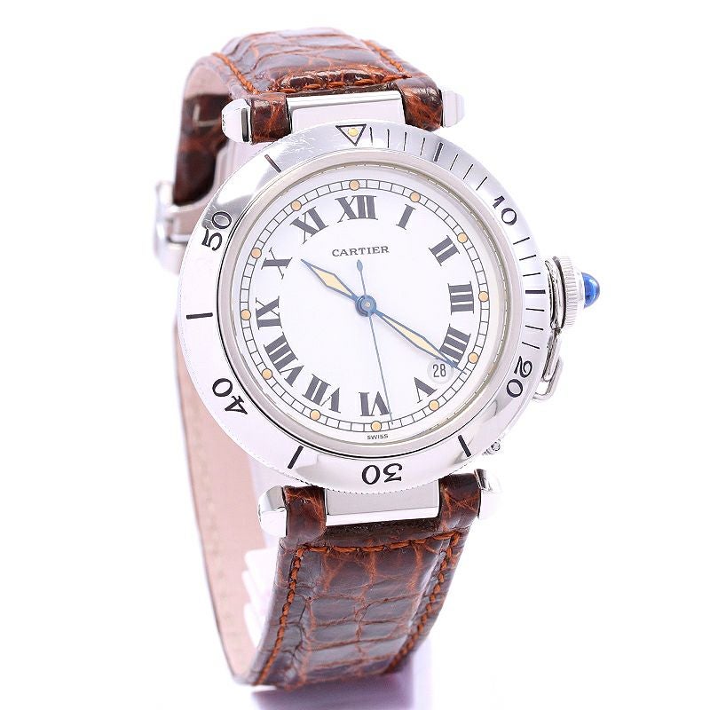 【中古】CARTIER PASHA DE CARTIER PLONGEUR 38MM カルティエ パシャ ドゥ カルティエ プロンジャー 38MM W31005H3