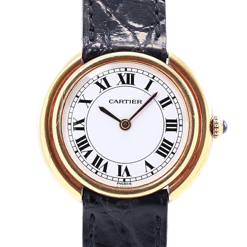 【中古】CARTIER VENDOME LOUIS CARTIER LARGE MODEL PARIS DIAL カルティエ ヴァンドーム ルイ カルティエ LM PARISダイヤル 81721252 (78090)