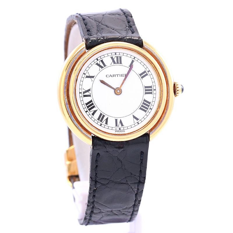 【中古】CARTIER VENDOME LOUIS CARTIER LARGE MODEL PARIS DIAL カルティエ ヴァンドーム ルイ カルティエ LM PARISダイヤル 81721252 (78090)