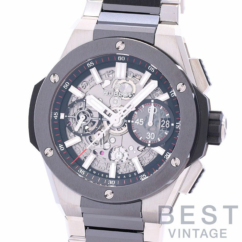 【中古】HUBLOT BIG BANG INTEGRATED TITANIUM CERAMIC ウブロ ビッグ・バン インテグレーテッド チタニウム セラミック 451.NM.1170.NM