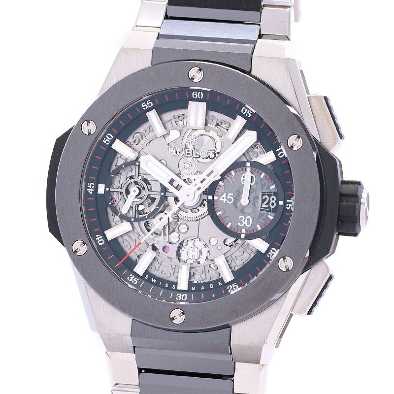 【中古】HUBLOT BIG BANG INTEGRATED TITANIUM CERAMIC ウブロ ビッグ・バン インテグレーテッド チタニウム セラミック 451.NM.1170.NM