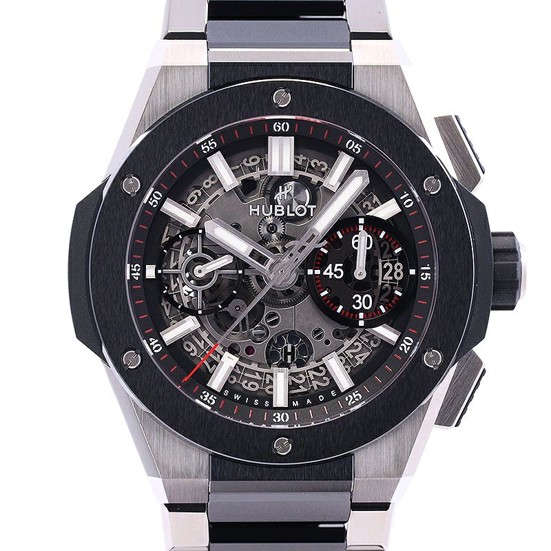 【中古】HUBLOT BIG BANG INTEGRATED TITANIUM CERAMIC ウブロ ビッグ・バン インテグレーテッド チタニウム セラミック 451.NM.1170.NM