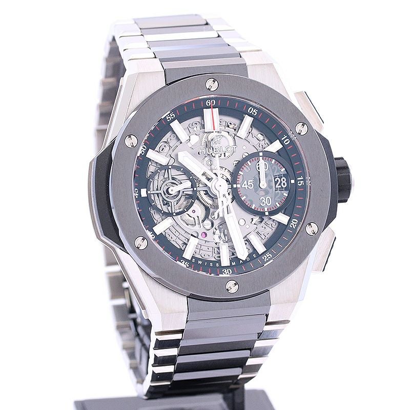 【中古】HUBLOT BIG BANG INTEGRATED TITANIUM CERAMIC ウブロ ビッグ・バン インテグレーテッド チタニウム セラミック 451.NM.1170.NM