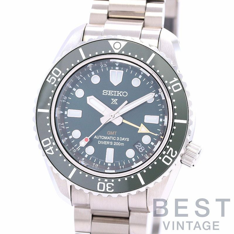 【中古】SEIKO PROSPEX DIVER SCUBA MECHANICAL DIVERS 1968 HERITAGE GMT セイコー プロスペックス ダイバースキューバ メカニカルダイバーズ 1968 ヘリテージ GMT SBEJ009(6R54-00D0)