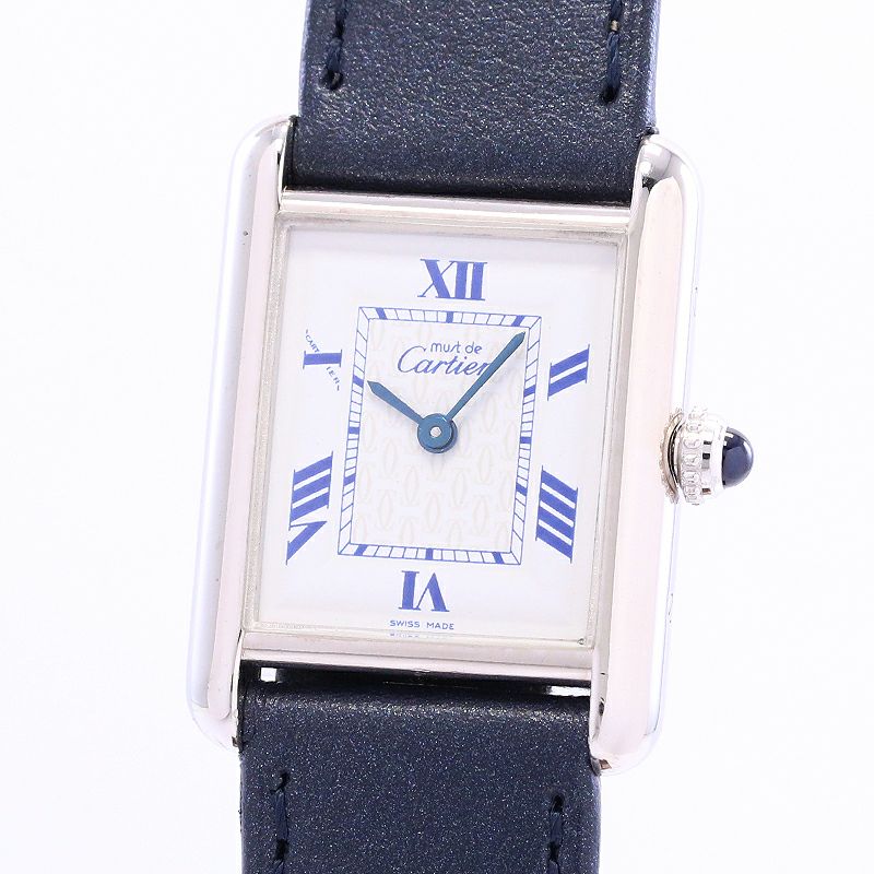 【中古】CARTIER MUST TANK SMALL MODEL カルティエ マストタンク SM W1014054