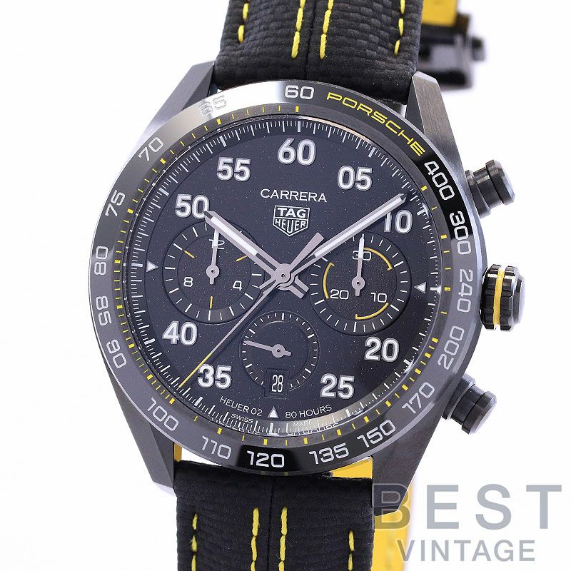 【中古】TAG HEUER CARRERA CALIBER HEUER 02 CHRONOGRAPH PORSCHE LIMITED EDITION タグホイヤー カレラ キャリバー ホイヤー02 クロノグラフ ポルシェ リミテッドエディション CBN2A1H.FC6512