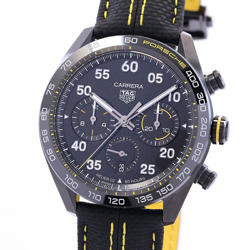 【中古】TAG HEUER CARRERA CALIBER HEUER 02 CHRONOGRAPH PORSCHE LIMITED EDITION タグホイヤー カレラ キャリバー ホイヤー02 クロノグラフ ポルシェ リミテッドエディション CBN2A1H.FC6512