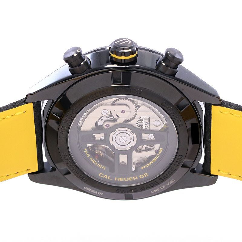 【中古】TAG HEUER CARRERA CALIBER HEUER 02 CHRONOGRAPH PORSCHE LIMITED EDITION タグホイヤー カレラ キャリバー ホイヤー02 クロノグラフ ポルシェ リミテッドエディション CBN2A1H.FC6512