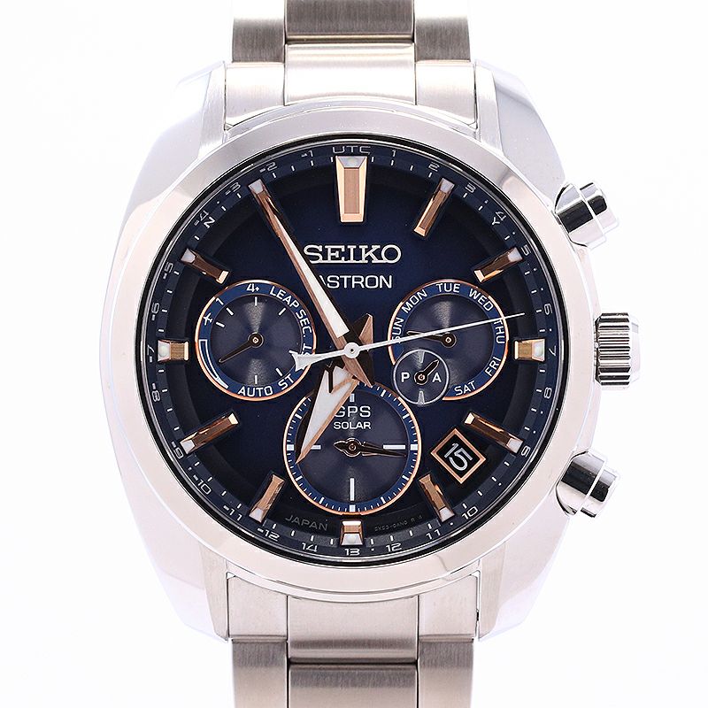 【中古】SEIKO ASTRON 5X SERIES DUAL TIME セイコー アストロン 5Xシリーズ デュアルタイム SBXC049(5X53-0AJ0)